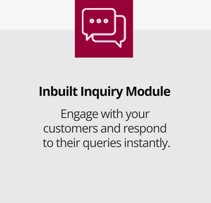 Inbuilt Inquiry Module