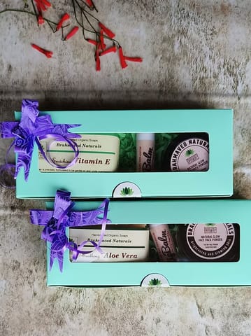 Luxurious Gift Hamper – Aloe Vera/Vitamin E Soap, Face Pack & Beetroot Lip Balm