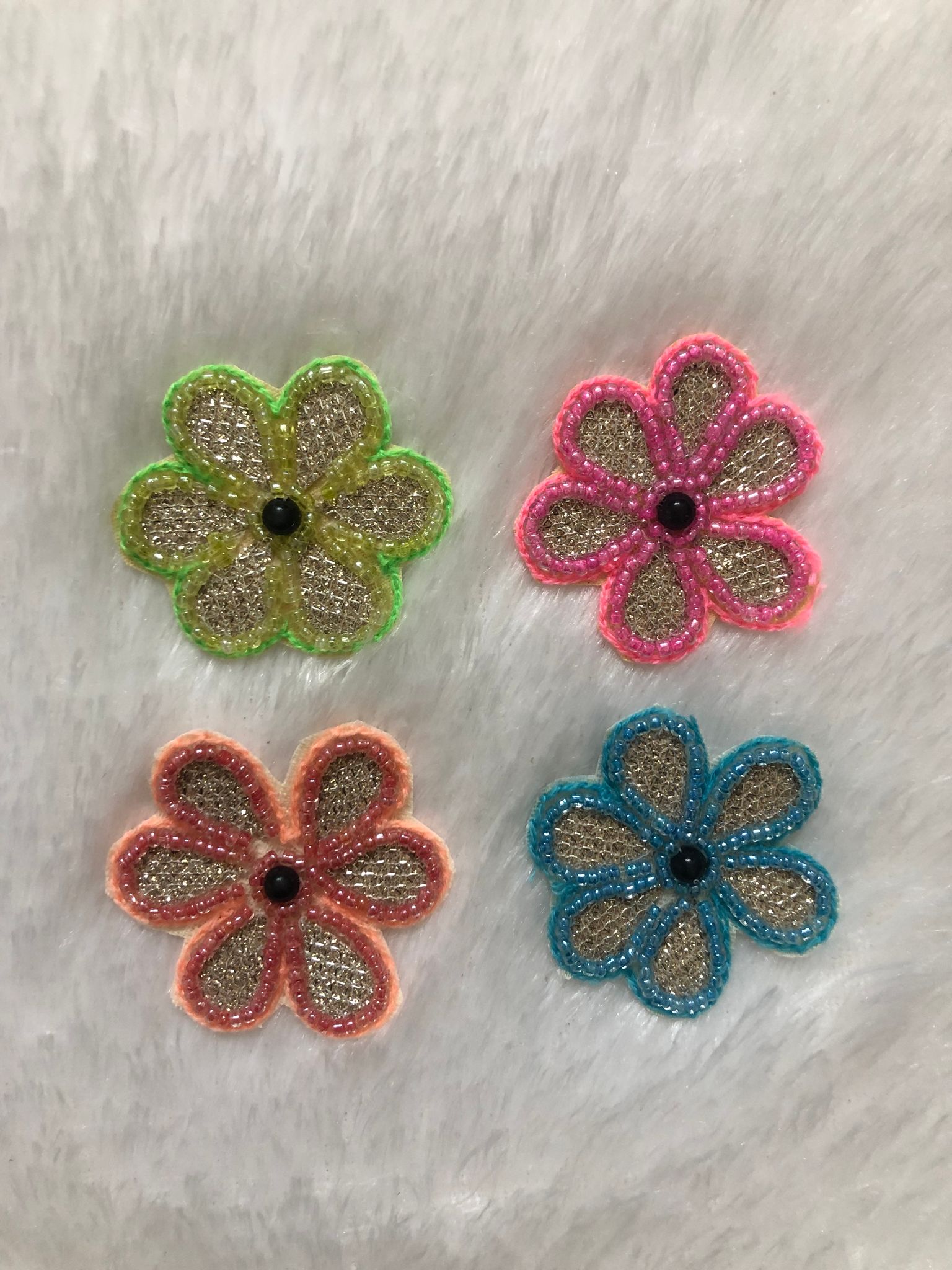 Colourful Embroidery Rangoli Patch