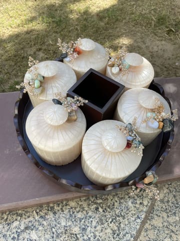 Resin Jar Set [ Set of 6 ]