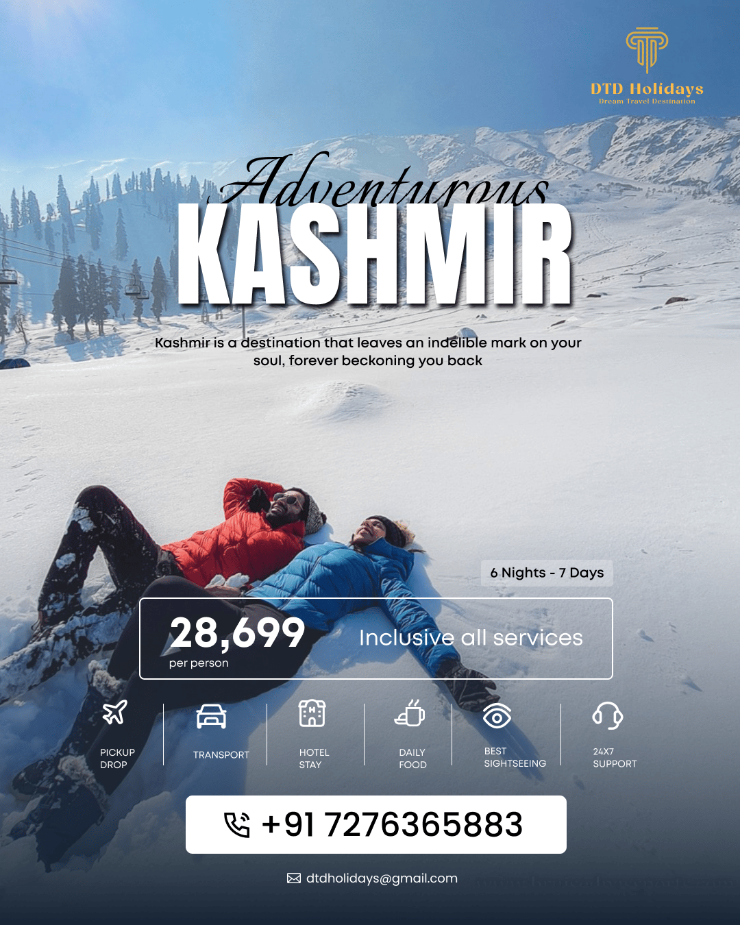 Explore Kashmir - Customised Tour Package