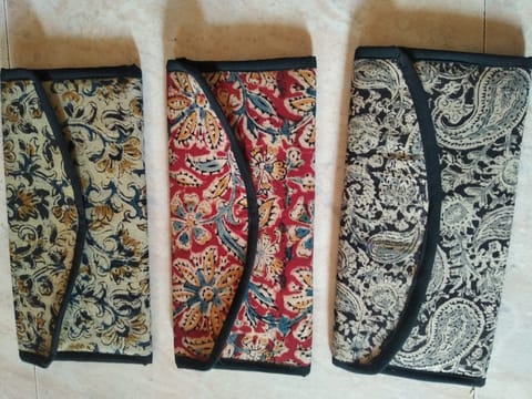 Kalamkari Jute Purse – Where Art Meets Sustainability (5"×10")