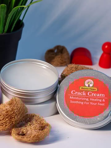 Righvi Trish Crack Cream – Moisturizing, Healing & Soothing Foot Cream for Cracked Heels(60gm)
