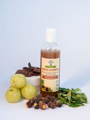 Righvi Trish Reetha Shampoo – Herbal Cleanser with Amla, Shikakai & Curry Leaves (200ML)