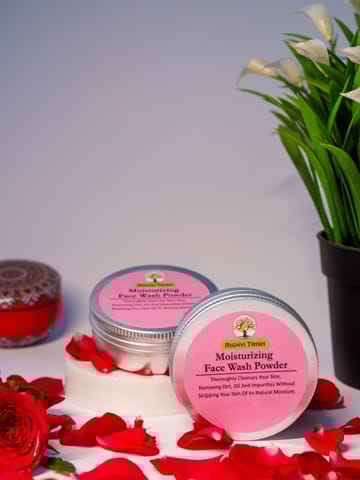 Righvi Trish Moisturizing Face Wash Powder – Natural Cleanser for Soft & Hydrated Skin