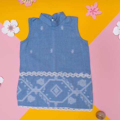 Sky Bloom Kurti Set