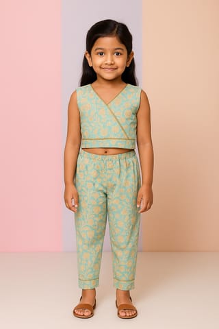 Golden Petals Co-Ord Set
