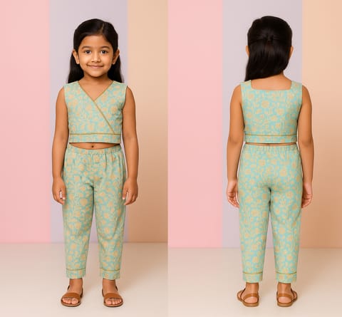Golden Petals Co-Ord Set