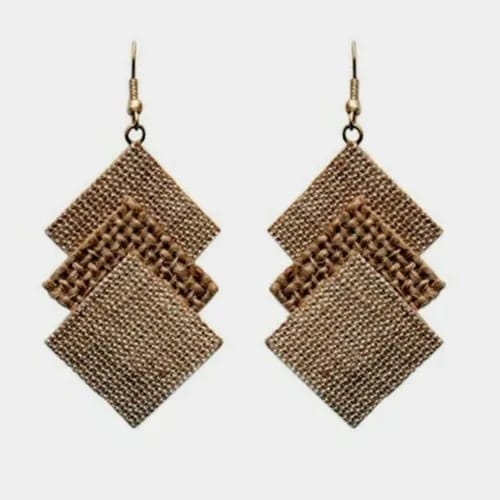 Jute Fusion Earrings – Handcrafted Eco-Friendly Jhumkas with Earthy Charm