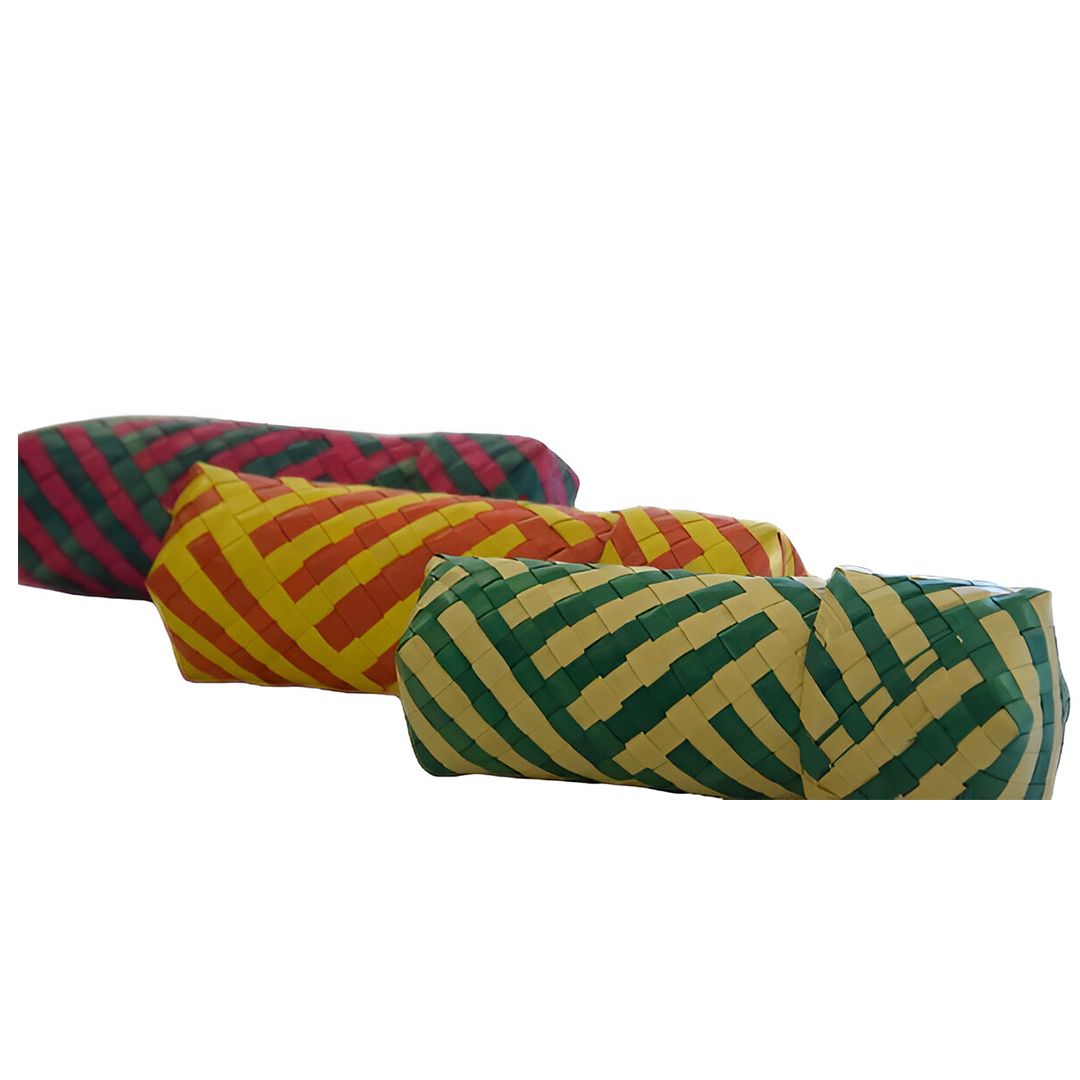 Palm Leaf Pencil Box – Cylindrical Eco-Friendly Multi-Use Case for Stationery, Brushes & Incense Sticks