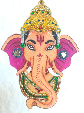 Ganpati ready rangoli